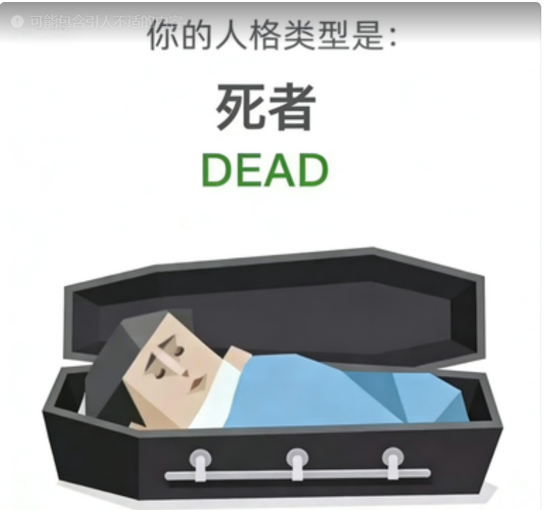 SBTI人格测试 DEAD（死者）人格图