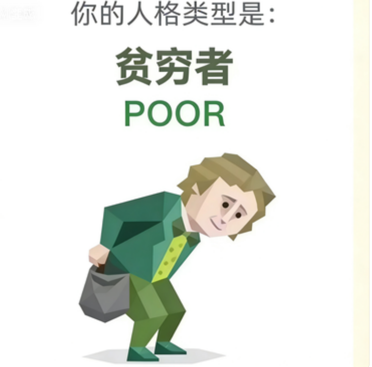 SBTI人格测试 POOR（贫困者）人格图