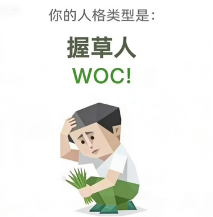 SBTI人格测试 WOC!（握草人）人格图